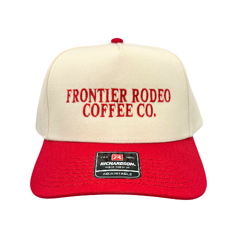 Frontier Rodeo Coffee Red Baseball Cap