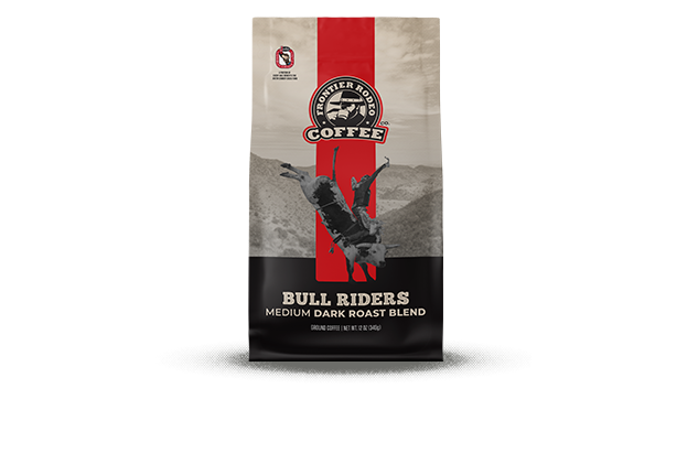 Bull Riders Blend Medium Dark Roast Ground Coffee - 12oz BAG